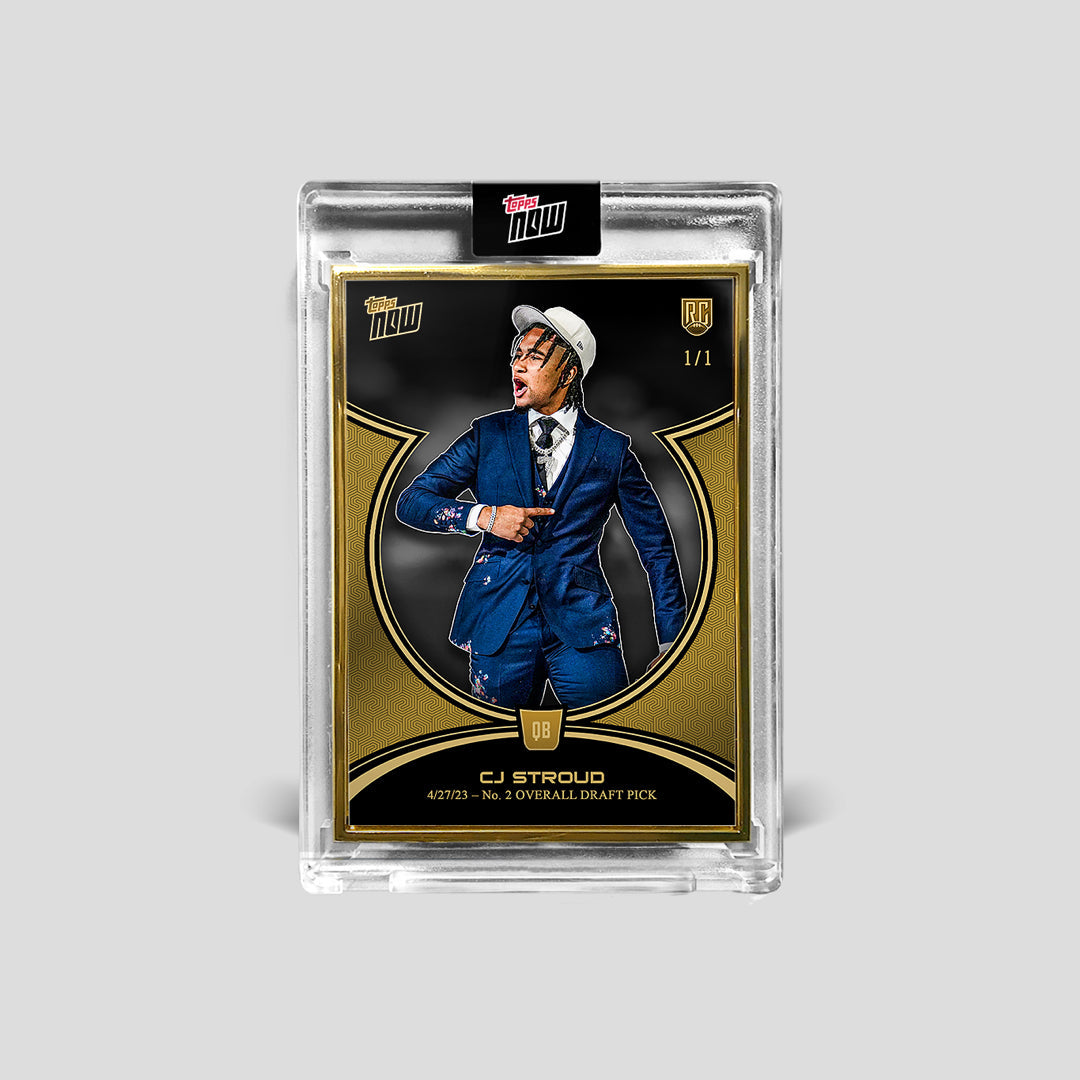 2023 Topps Now® C.J. Stroud Rookie Campaign Football Autograph Box Set