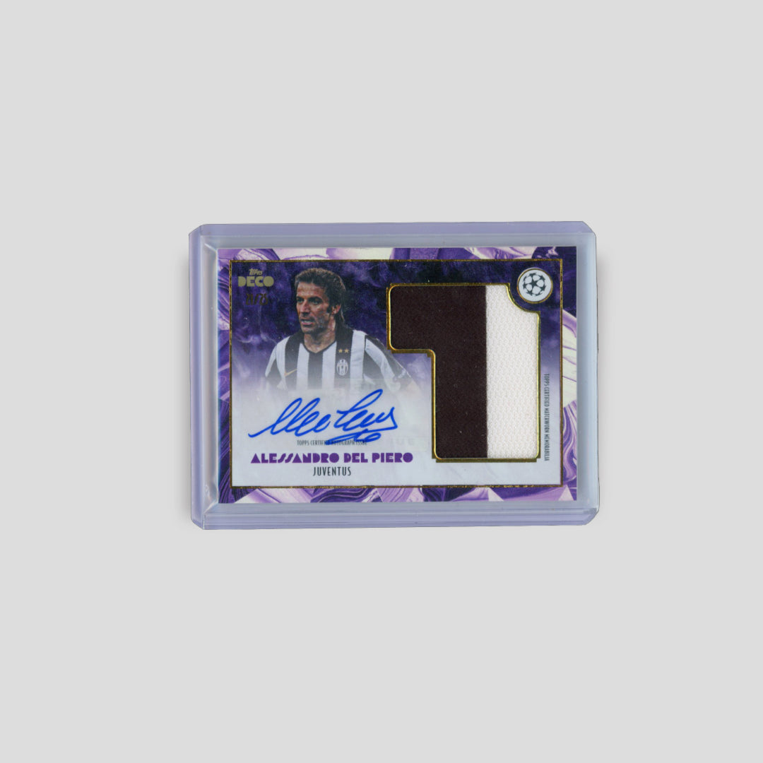 2024-25 Topps Deco Alessandro Del Piero Auto Relic /25