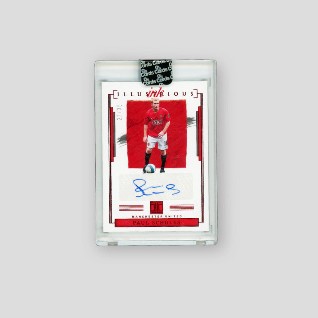 2021-22 Panini Impeccable Paul Scholes Illustrious Ink /35