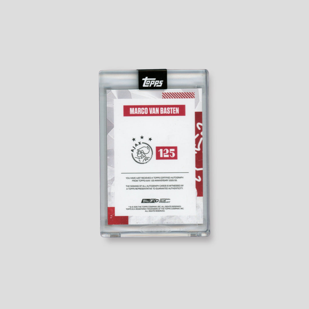 2025 Topps Ajax 125 Marco Van Basten Auto /10