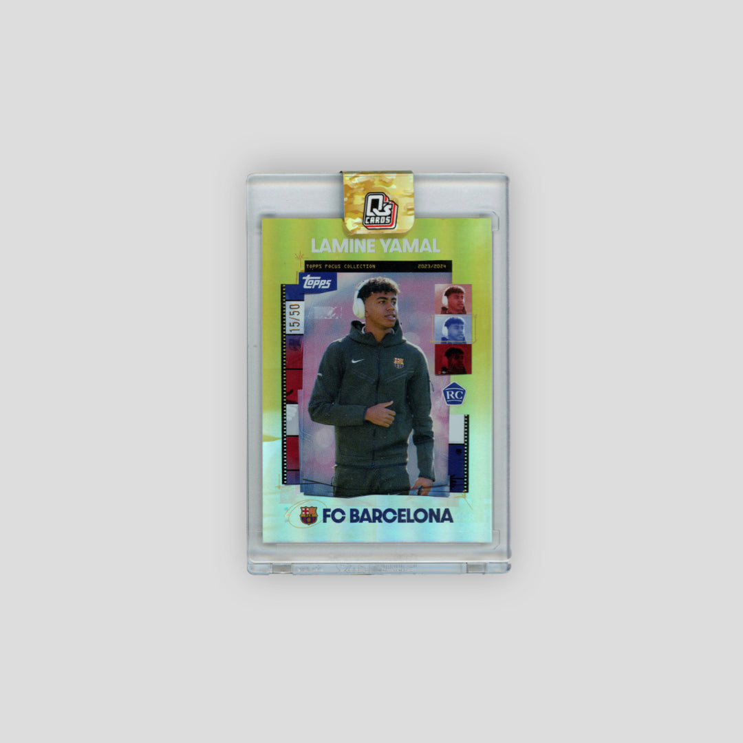 2023-24 Topps Focus Barcelona Lamine Yamal RC /50