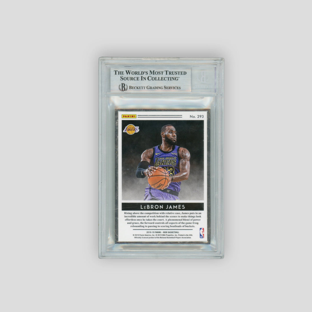 2018-19 Panini Noir Lebron James Vintage Art /25 (BGS 8.5)