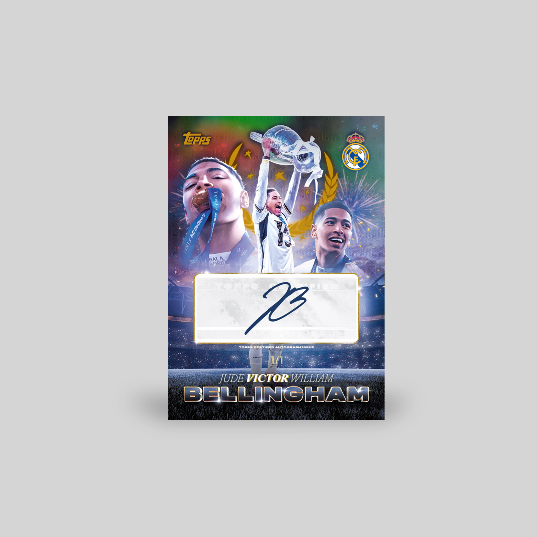 2025-26 Topps Real Madrid Los Blancos Soccer Hobby Box