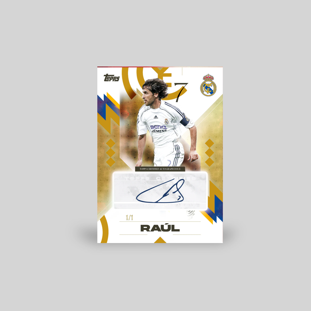 2025-26 Topps Real Madrid Los Blancos Soccer Hobby Box
