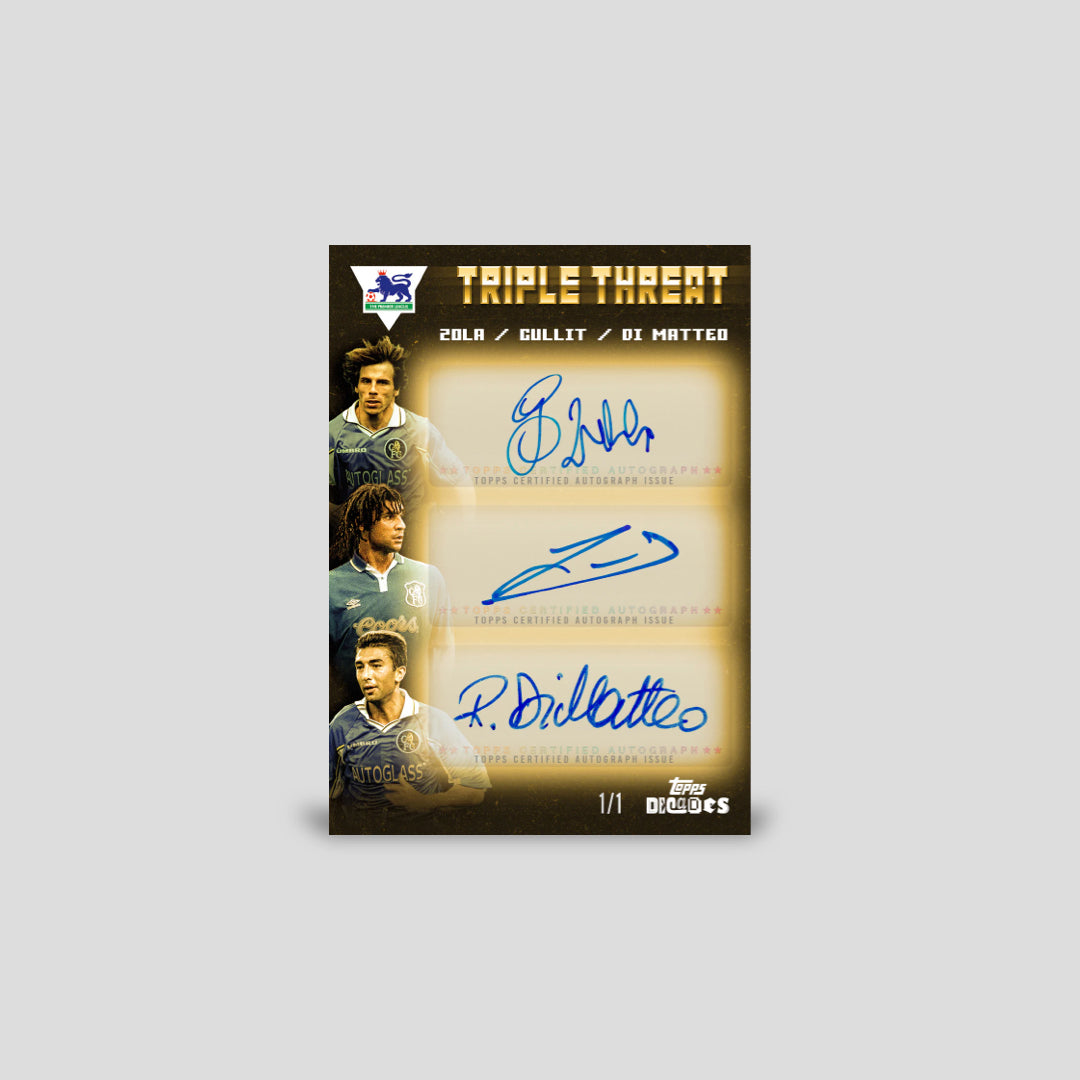 2025 Topps Decades Premier League Soccer 90’s Edition Hobby box