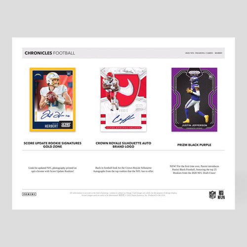 2020 Panini Chronicles Football Hobby Box