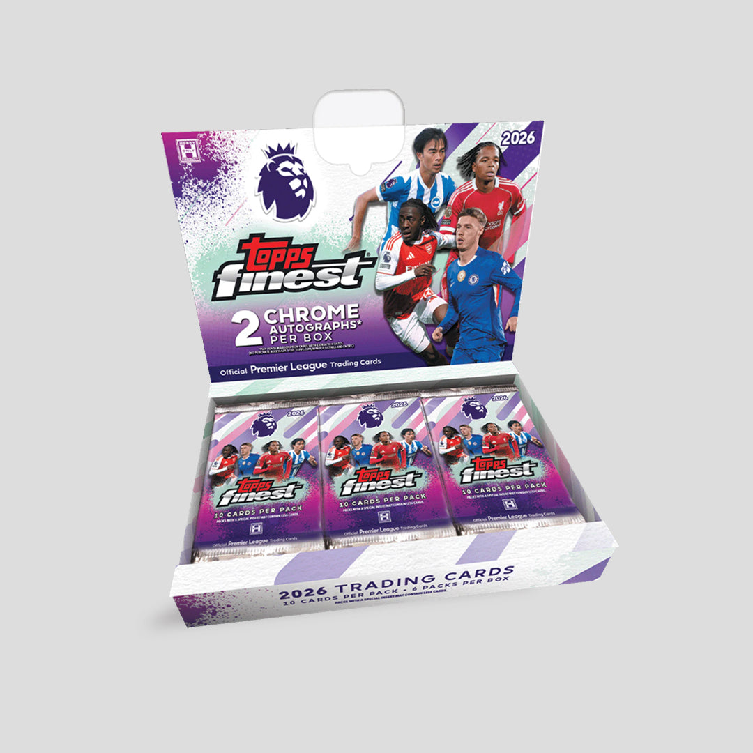 2026 Topps Finest Premier League Soccer Hobby Box