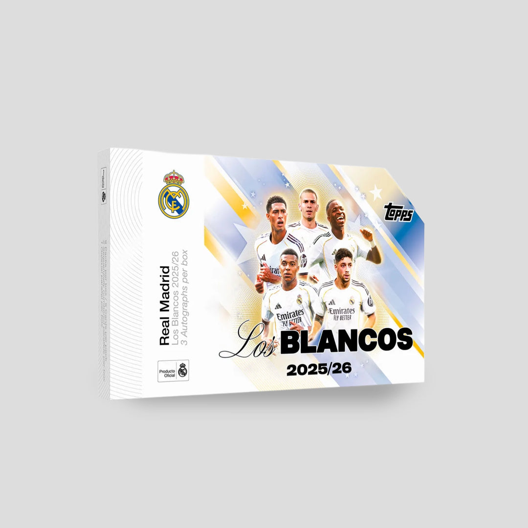 2025-26 Topps Real Madrid Los Blancos Soccer Hobby Box