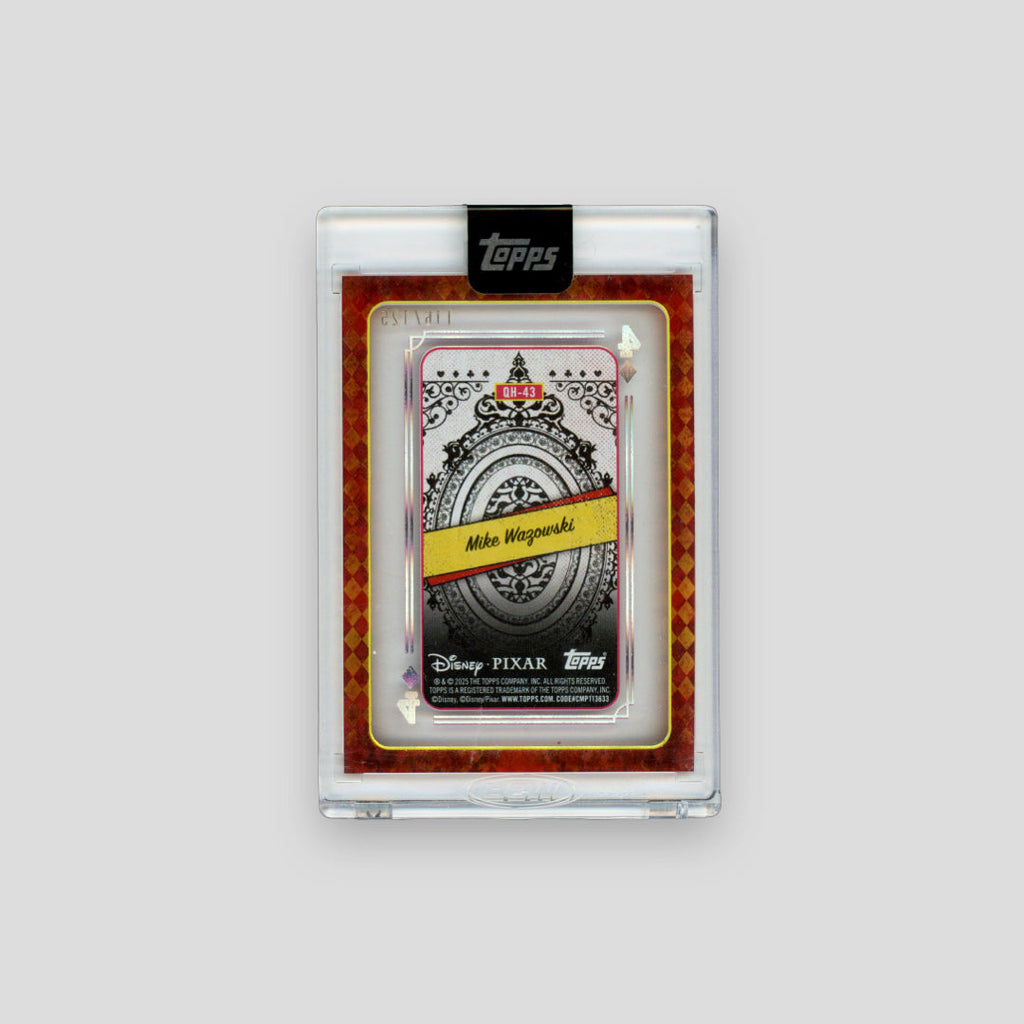 2025 Topps Disney Mint Mike Wazowski Acetate Playing Card /125
